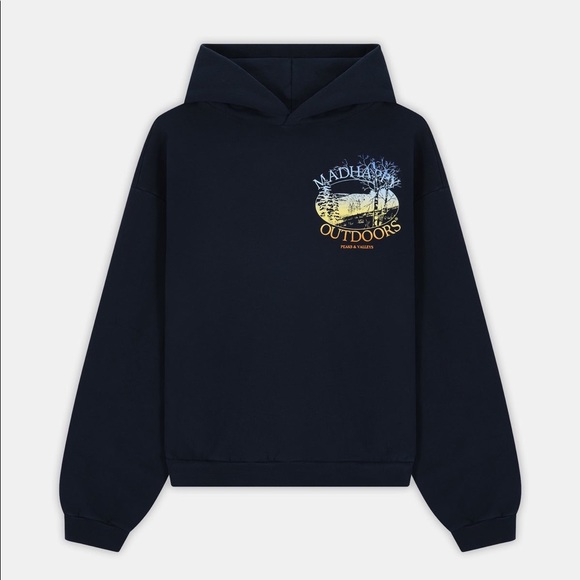 Madhappy Tops - Madhappy Aspen Outdoors Black Hoodie